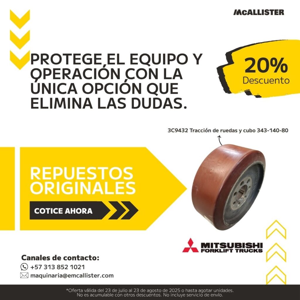 Repuesto 3C9432 Tracción de ruedas y cubo 343 140 80